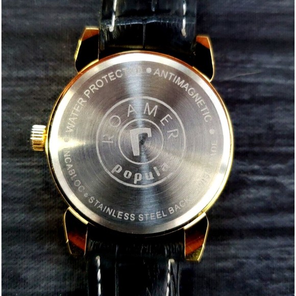 Vintage Roamer Shock Proof Hand Wind Swiss Watch Restored Serviced‎ GLD-… - Picture 9 of 11